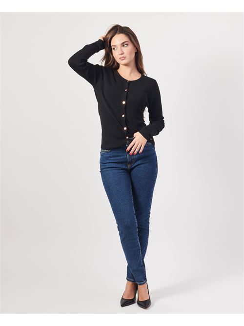 Cardigan femme Yes Zee avec boutons dorés YES ZEE | M059-BP000801